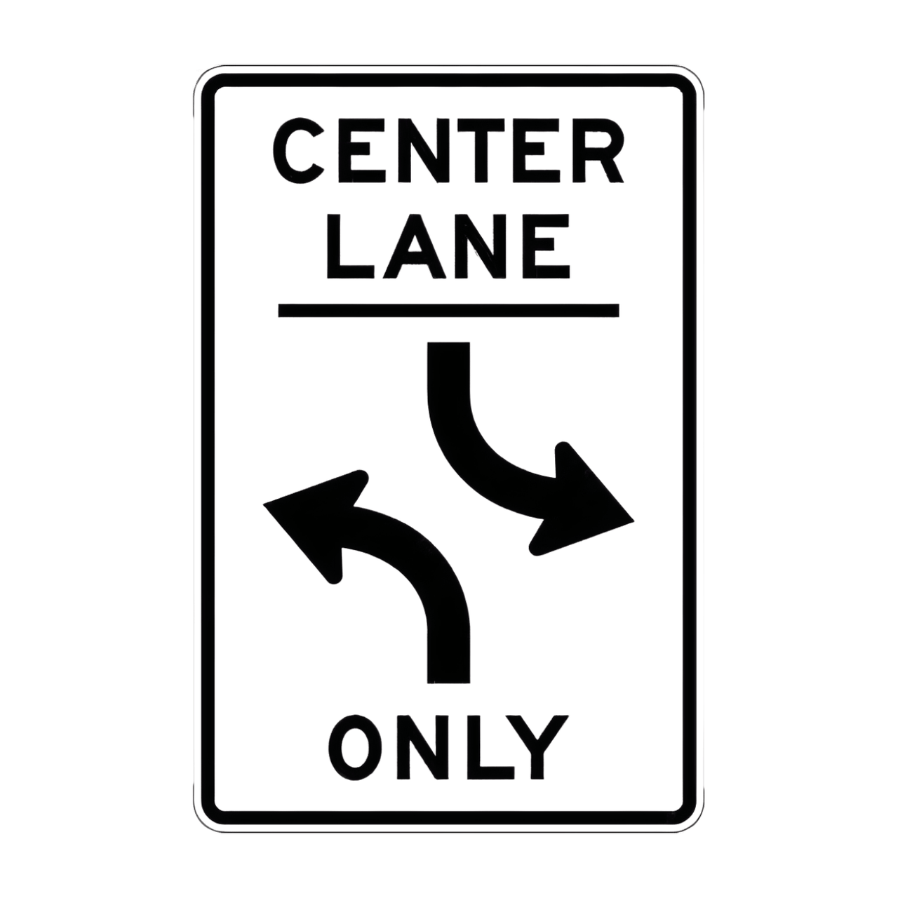 R3-9b Two-Way Left Turn Only