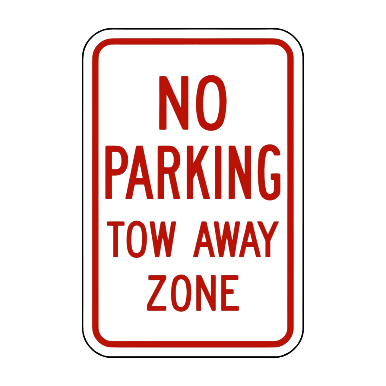 R7-161 No Parking Tow Away Zone