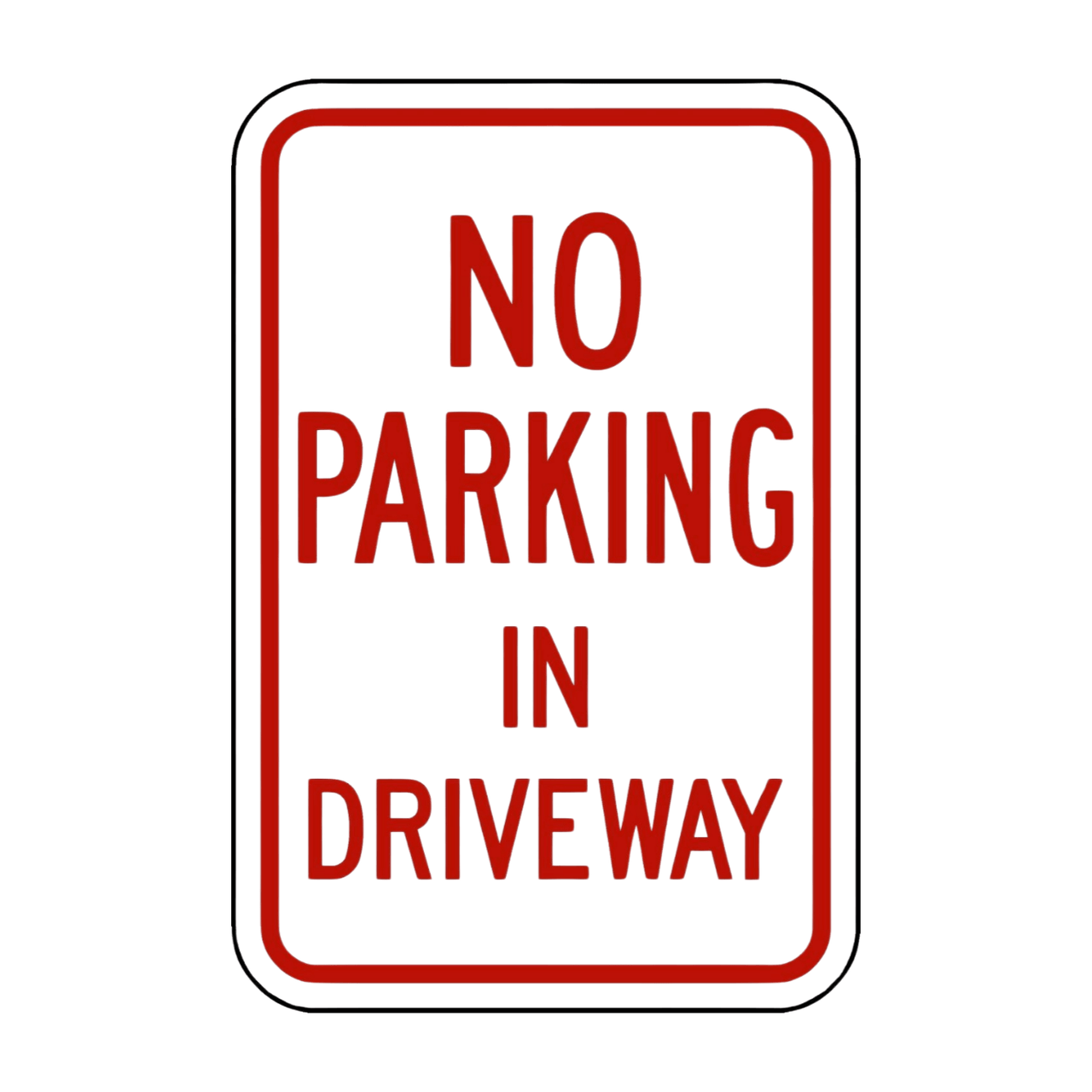 R7-224 No Parking In Driveway
