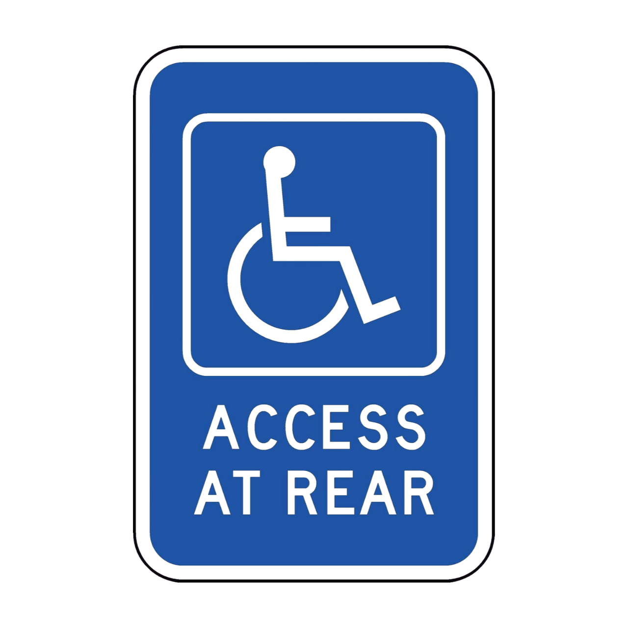 RB-5 Handicap Access At Rear Symbol
