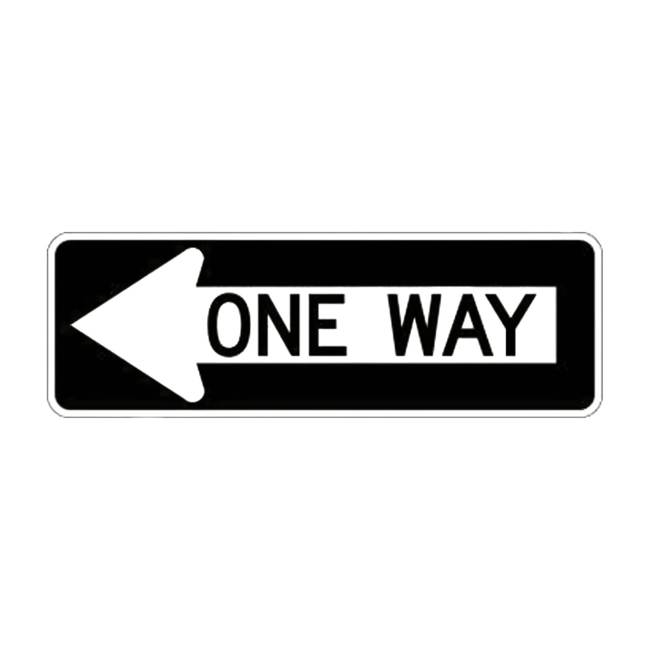 R6-1 One Way In Arrow