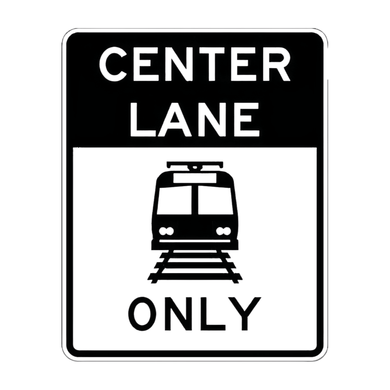 R15-4 Lane Light Rail Transit Only