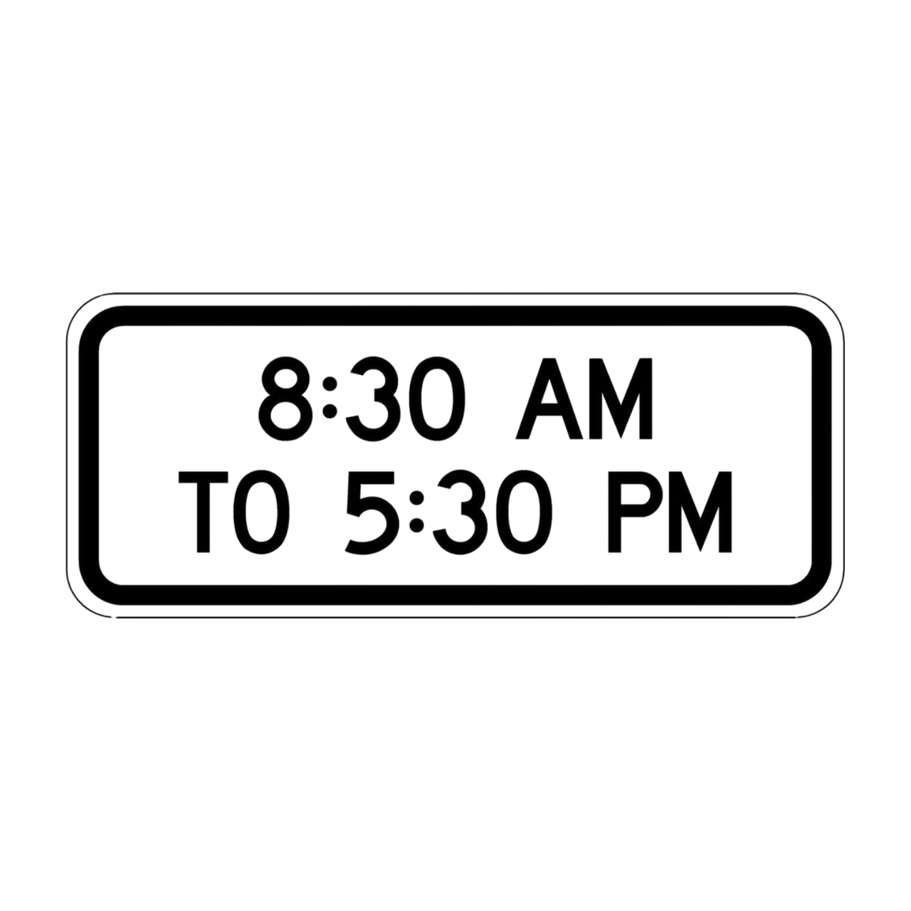 S4-1 School Zone Time Plaque