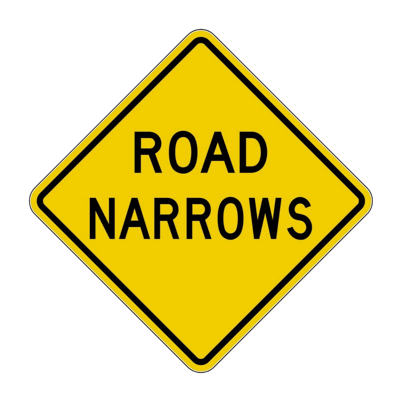 W5-1 Road Narrows