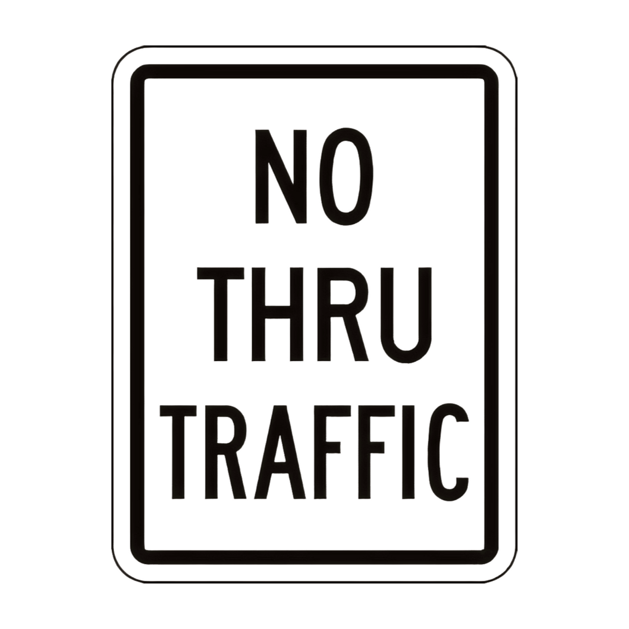 R10-9 No Thru Traffic