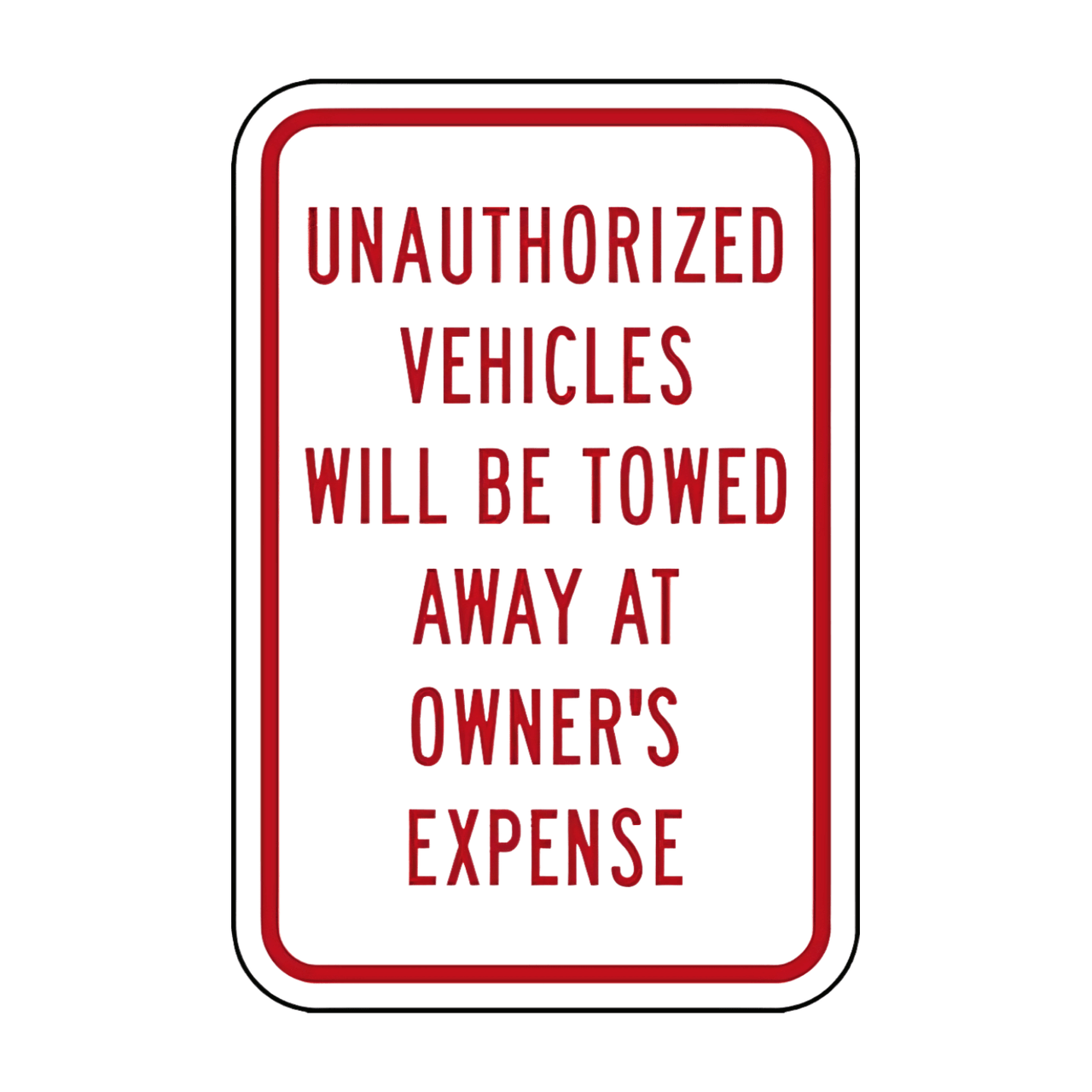 IN-1 Unauthorized Vehicles Will Be Towed