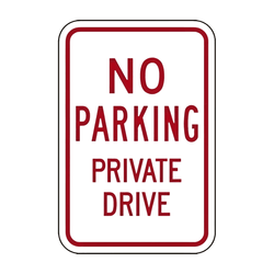 R7-220 No Parking Private Drive