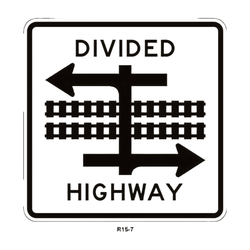 R15-7 Light Rail Transit Divided Highway
