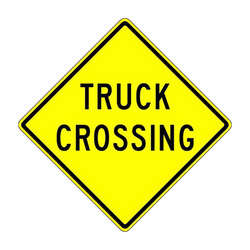 W8-6 Truck Crossing