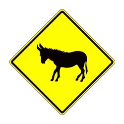 W11-19 Donkey
