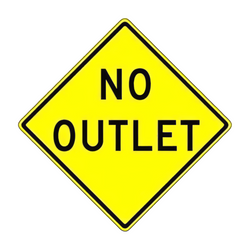 W14-2 No Outlet
