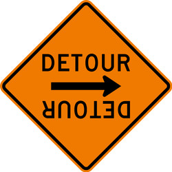Orange Vinyl Roll Up Sign