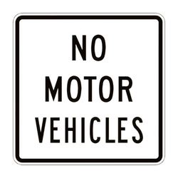 R5-3 No Motor Vehicles