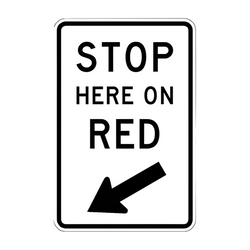 R10-6 Stop Here On Red