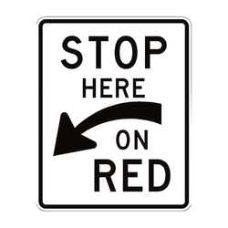 R10-6a Stop Here On Red