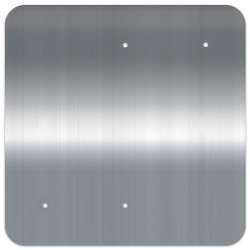 18x18" Aluminum Blank Universal Mounting