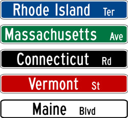 42x6" Street Name Sign