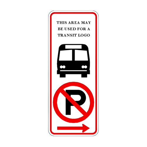 R7-107A No Parking Bus Stop Symbol