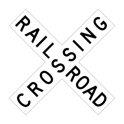 R15-1 Railroad Crossing Crossbuck