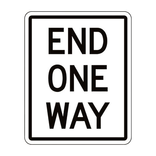 R6-7 End One Way