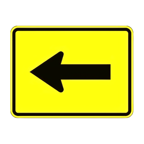 W16-5p Arrow Plaque W16-5p Arrow Plaque