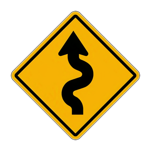 W1-5 Winding Road W1-5 Winding Road