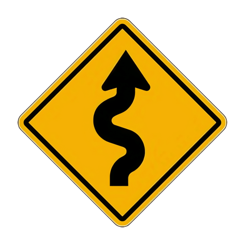 W1-5 Winding Road W1-5 Winding Road