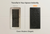 Before and after comparison of old dirty floor vent replaced with modern black decorative metal vent cover, elegant home upgrade transformation