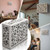 decorative doorbell cover floral design installed in living room modern home decor noise reduction solution