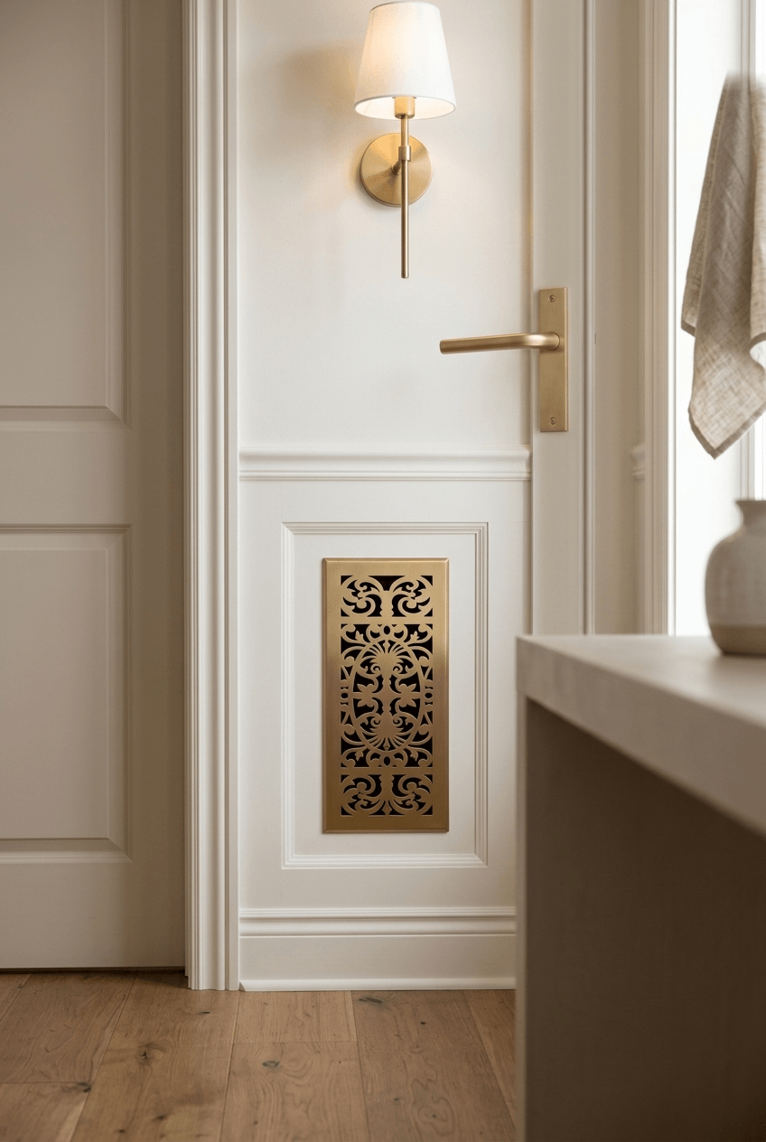 Cleaning and maintaining a decorative vent cover for long-lasting appearance
