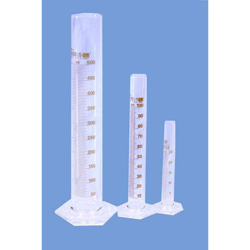 Plastic Measuring Cylinder 500ml Graduated 5ml Southern Biological 2851