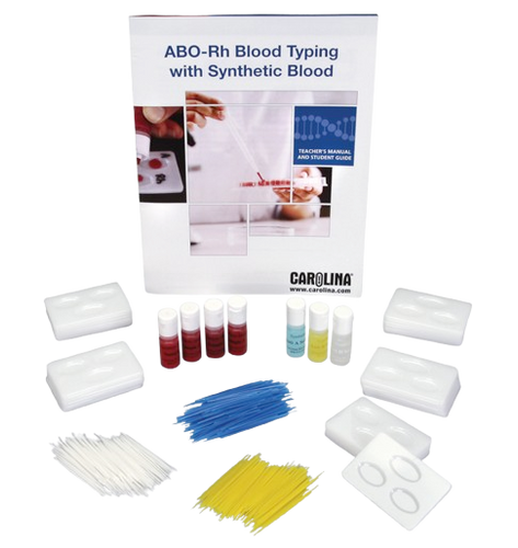 Simulated Blood Typing Kit, for 30 Students.