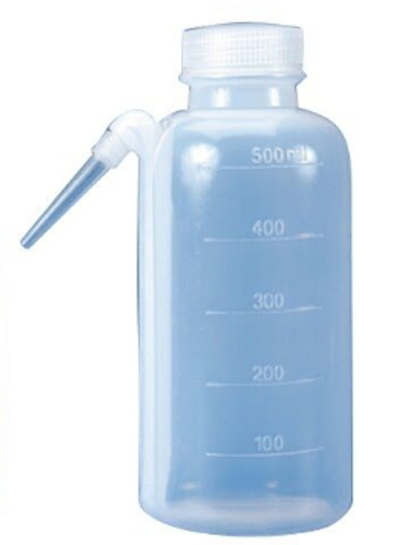 Wash Bottle, Premium LDPE Plastic, Squeeze Bottle - 500mL