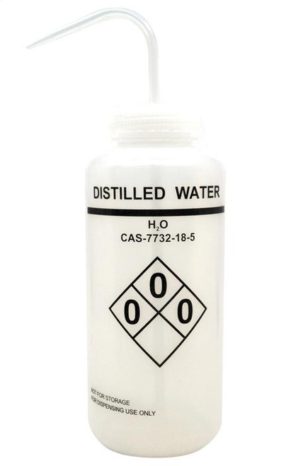 Wash Bottles - Distilled Water, 1000ml