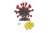 Coronavirus Models© - 4" Red & Gray