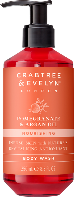 Crabtree & Evelyn Pomegranate & Argan Oil Body Wash - 250ml