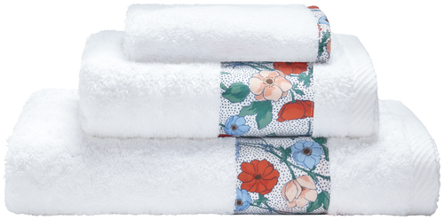 Cath Kidston Saltwick Bunch White - Bath Towel