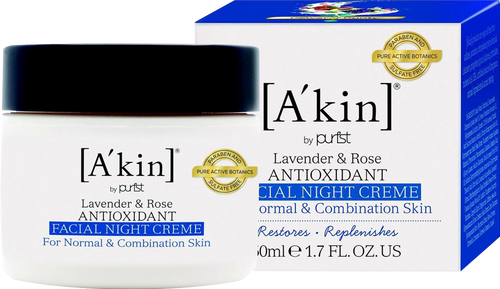 A'kin Lavender & Rose Repairing Anti-Oxidant Night Crème 50ml