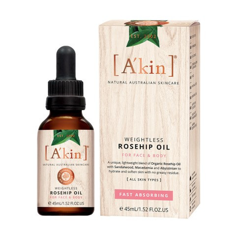 A'kin Weightless Rosehip Oil 45ml