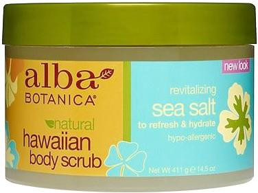 Alba Botanica Natural Hawaiian Body Scrub Revitalizing Sea Salt 410g
