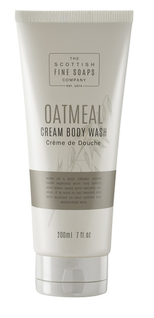 Scottish Fine Soaps Oatmeal Cream Body Wash 200ml