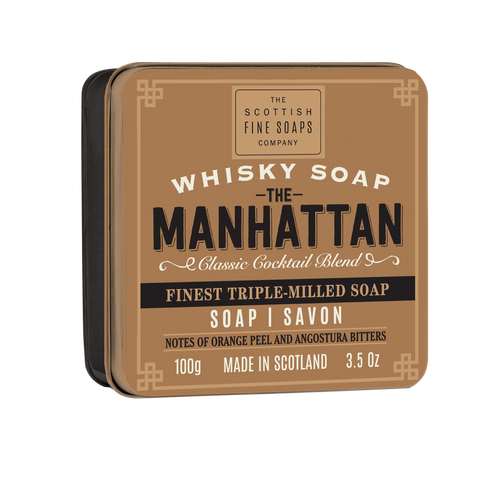 Scottish Fine Soaps Manhattan Soap Tin - 100g