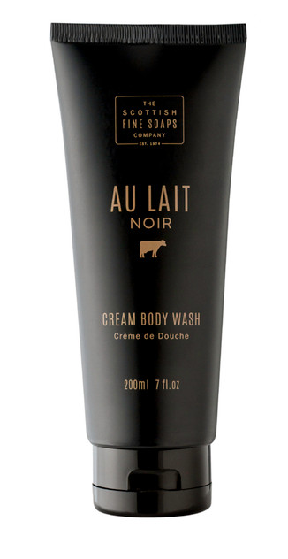 Scottish Fine Soaps Au Lait Noir Cream Body Wash 200ml