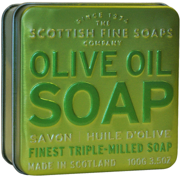 Scottish Fine Soaps Olive Oil Soap in a Tin 100g