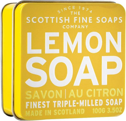 Scottish Fine Soaps Lemon Soap Tin 100g