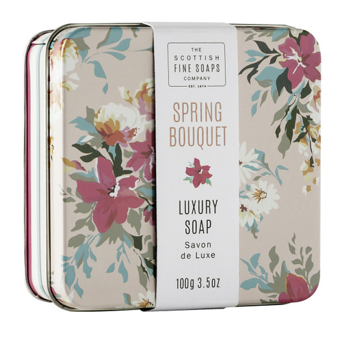 Scottish Fine Soaps Spring Bouquet Soap Tin 100g