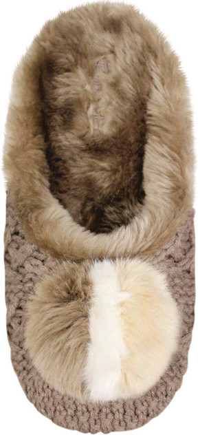 Ruby + Ed Tundra Pom Knit Mule