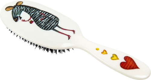 Rock & Ruddle Mrs Zebra Hairbrush