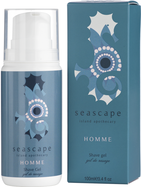 Seascape Island Apothecary Men's Shave Gel 100ml
