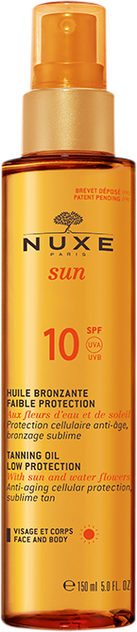 Nuxe Sun Tanning Oil Face & Body SPF 10 150ml